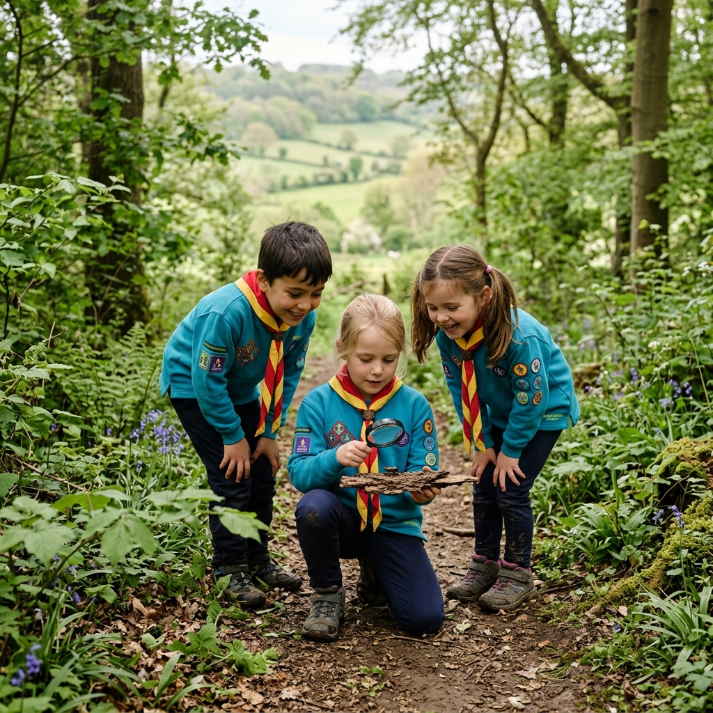 Beavers Exploring Outdoors